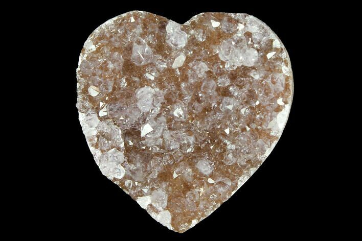 Amethyst Crystal Cluster Heart - Uruguay #128678